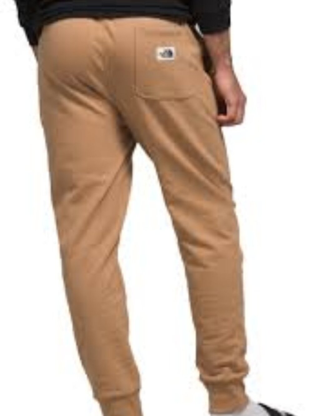 THE NORTH FACE Men's Fleece Patch Joggers, Small, Utility Brown